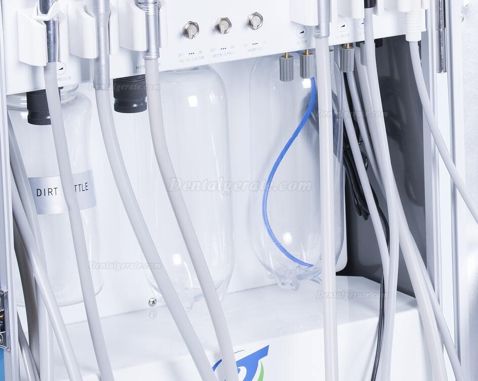 Greeloy&reg; GU-P206 Mobile Zahnarzt Behandlungseinheit(Mobile Dentaleinheit) mit Kompressor Suction
